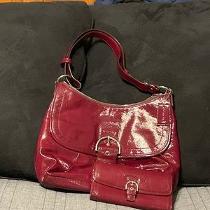 Coach bag and wallet